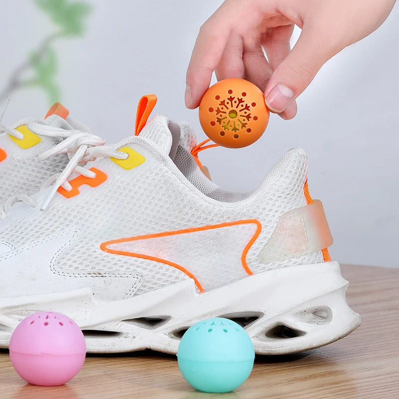 1/6PCS Fresheners Footwear Shoe Closet Toilet Deodorization Multifunction Deodorizer Freshener Balls For Shoes