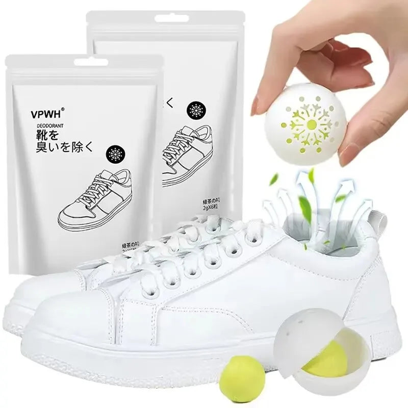 Deodorant Balls For Shoes Multifunction Jasmine Scent Fresheners Footwear Shoe Closet Toilet Deodorization Long-lasting Aromatic