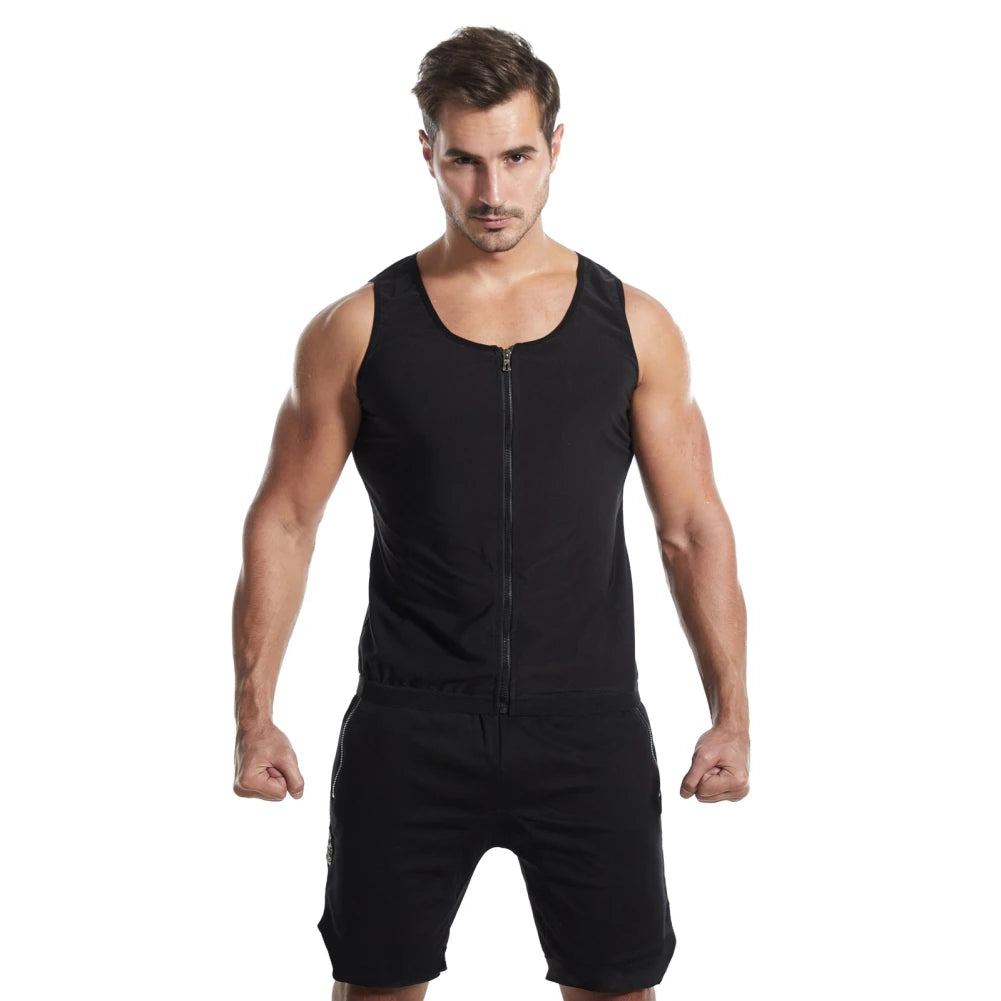 Sauna Vest Workout Shirt Body Shaper Fitness Shapewear Waist Trainer Gym Boxing Sweatshirts Jackets