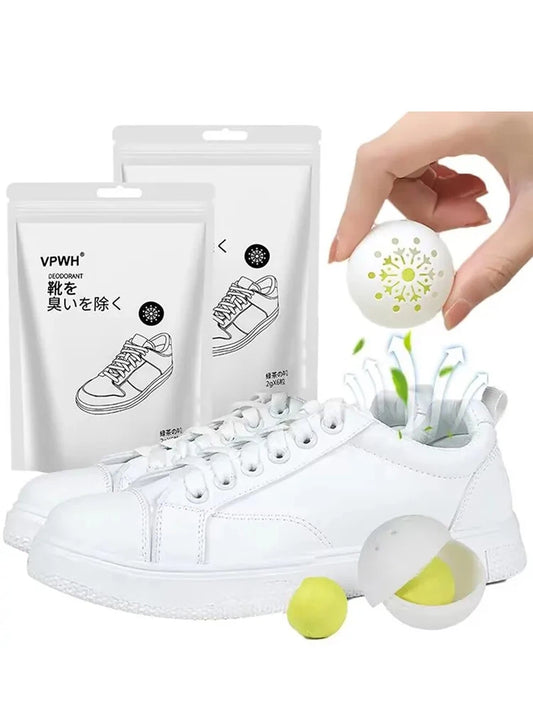 Deodorant Balls For Shoes Multifunction Jasmine Scent Fresheners Footwear Shoe Closet Toilet Deodorization Long-lasting Aromatic